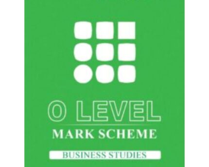 Business Studies O Level Mark Scheme Instructions