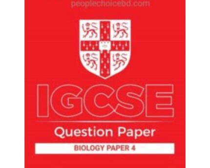 Cambridge IGCSE Biology Paper4 Last Year Archive