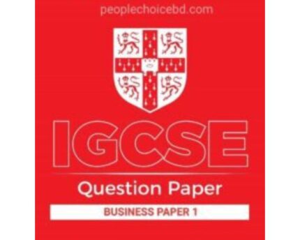IGCSE Business Paper1 Past Year Resource
